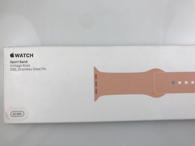 Original Apple watch Series 9 8 7 SE Sport Band 42mm 44mm 45MM 49MM Vintage Rose