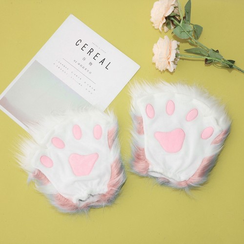 Damen Fäustlinge Party Cartoon Handschuhe Katzenpfote flauschige Handschuhe schöne Requisiten süß - Bild 1 von 45