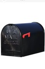 Solar Group Inc ST200B00 Black Jumbo Size Rural Mailbox
