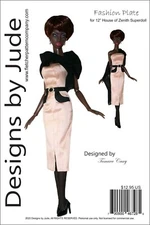Fashion Plate Doll Clothes Sewing Pattern 12" House of Zenith Superdoll Dolls