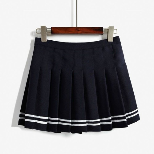 Lady Girl Pleated Tennis Skirts School Uniforms A-Line Mini Skater Skirts 50%Off - Picture 7 of 23