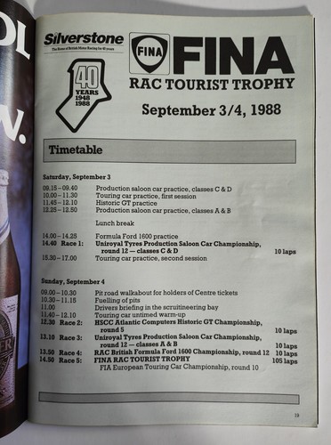 Silverstone Circuit Rennprogramme 1948 bis 1999 - F1, F5000, F2, F3, BTCC, GT's - Bild 151 von 264