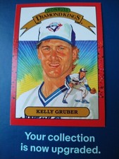 1990 Donruss Diamond Kings Kelly Gruber Toronto Blue Jays #12