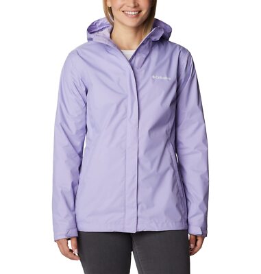 Columbia Women s Arcadia II WP Rain Jacket Frosted Purple RL2436 535 eBay