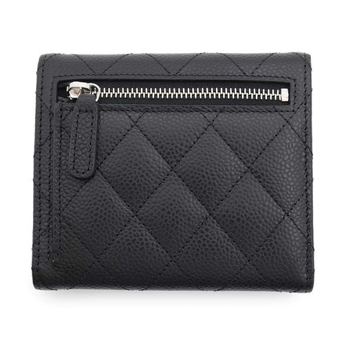 CHANEL Tri-fold wallet Size Small Calfskin Black AP0231 - Imagen 3 de 9
