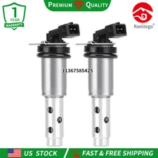 2PCS Variable Timing Control Valve Solenoid VANOS Engine VVT For BMW 325i X5 Z4