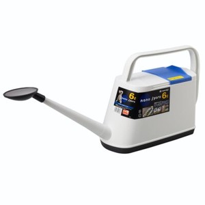 Watering Can Pot 6l Plastic Slim Sprinkling Sprinkler Nano White GJ006FJ Takagi