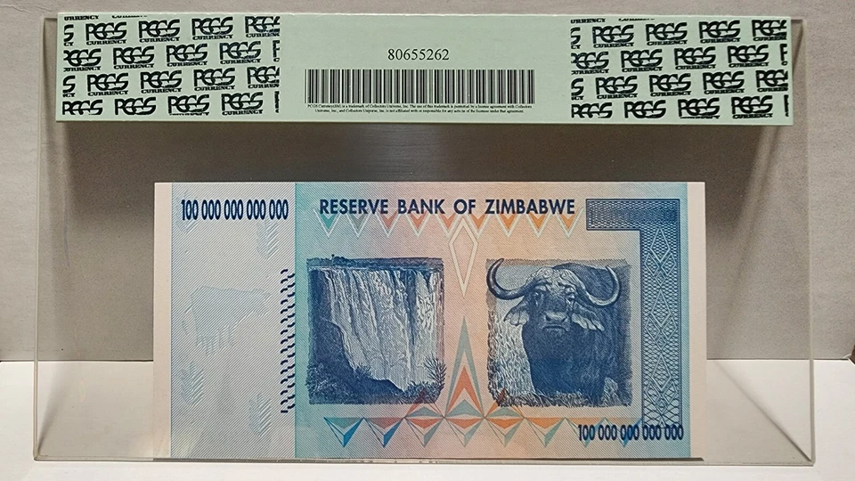 100 TRILLION 2008 ZIMBABWE PCGS70PPQ - Image 4 of 4