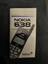 Vintage Owners Manual Nokia 638 Booklet