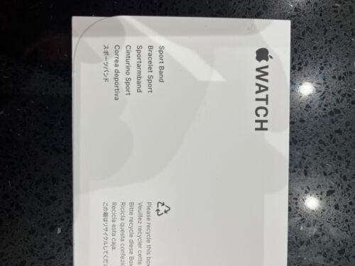 Genuine Apple Watch Sport Band Strap Starlight S/M RRP£49 ✅ - Zdjęcie 3 z 7