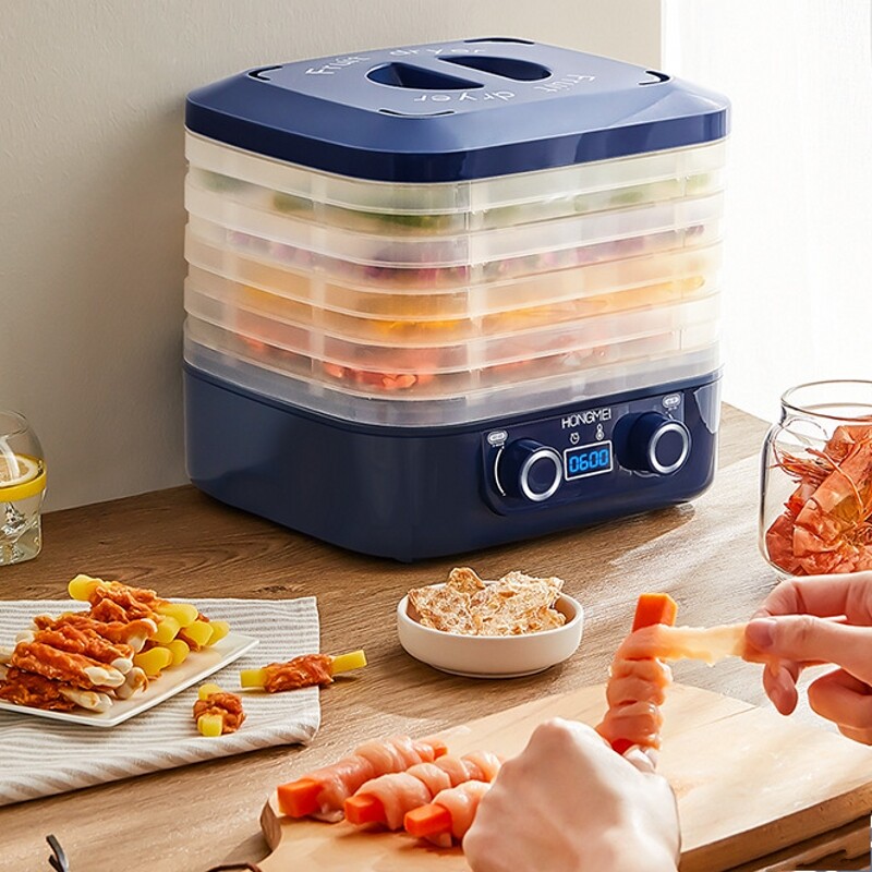Food Dehydrator, Elechomes Upgraded 5Tray Dryer for Beef Jerky, Meat