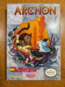 Archon (Nintendo NES) CIB Complete in Box Tested/Authentic. RARE Great Condition