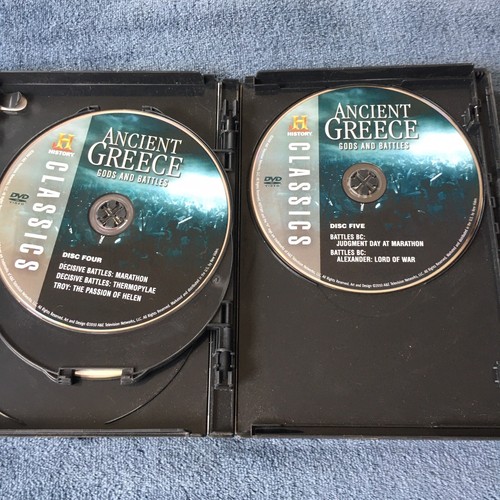 Ancient Greece Gods and Battles History Classics 5 Disc DVD Set History Channel - Picture 7 of 10