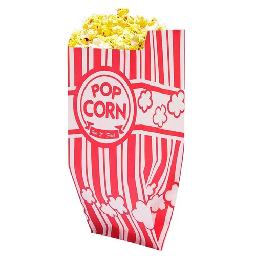 	200 St Popcorn Tüte Papiertüten Partytüte Popcorn Box Candy Tüte Rot-Weiß Ge... - Bild 3 von 8