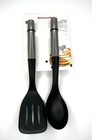 KitchenAid 2 Piece Tool Set Smoke Gray Slotted Turner Basting/Serving Spoon