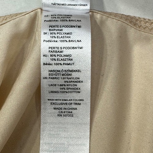 Marie Meili Women's Size Large Panty Bikini Brief Beige New With Tags - Picture 5 of 10
