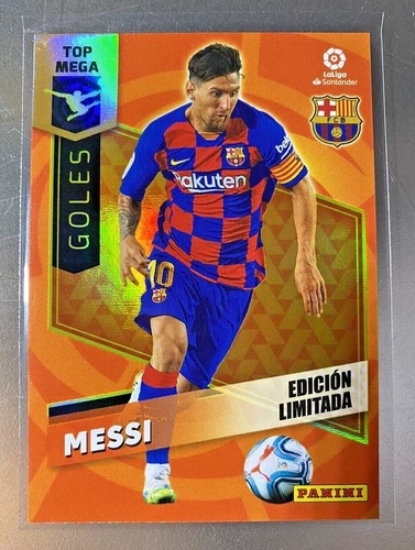 Lionel Messi Panini Barcelona MGK 2020-21 Megacracks Top Mega Goles Holo Card NM
