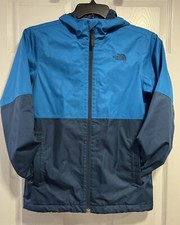 The North Face Boys Mesh Lined Blue Windbreaker Jacket Only  Size LG 14/16 