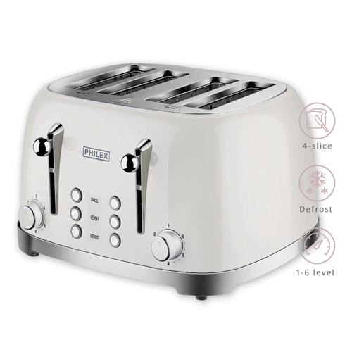 Sansai 4-Slice Retro Toaster PHT-3044 - Picture 1 of 5