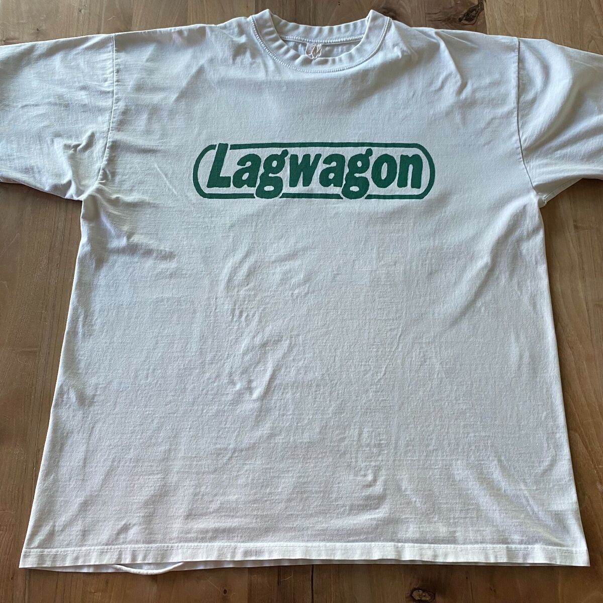 Vintage 90's Lagwagon Punk Rock Band Concert Tour T-Shirt Fat Wreck Chords XL