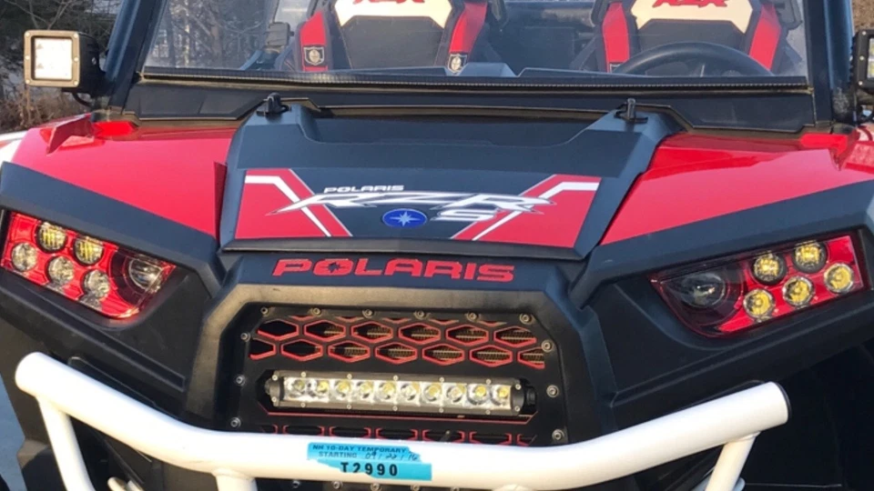 2015-2021 POLARIS RZR 900 & S RED LED HEADLIGHTS CONVERSION KIT 1000 S - Image 3 of 4
