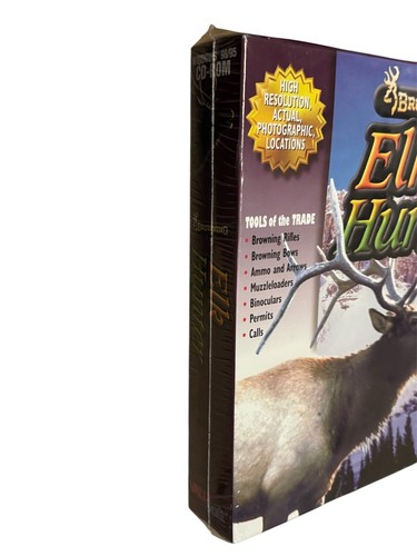 Rare 3 Pack ELK HUNTER ~ Browning CD-ROM PC Game CD ROM For Windows 95/98 SEALED - Picture 3 of 5