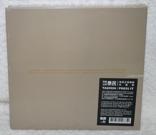 SHINee Tae Min Vol. 1 Press It Taiwan Special CD+Card (Ver.A) TaeMin - Imagen 2 de 5