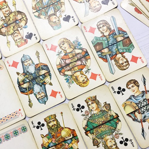 Sowjetische Vintage 36 Spielkarten - UdSSR 1986 Kartendeck - Bild 8 von 10