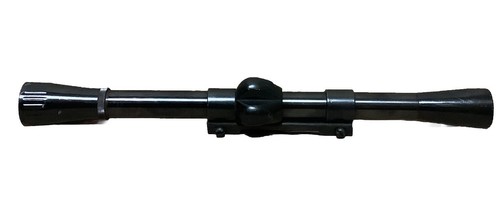1960’s Vintage Weaver C6 Crosshair Reticle Rifle Scope With .22 Tip Off Mount