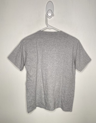 Adventure Awaits Mountain Graphic Shirt Boys Size Large 14/16 Gray Iridescent - Picture 2 of 3