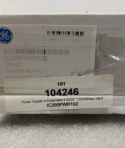 New GE Fanuc VersaMax Module IC200PWR102J Power Supply (New Pull-out) - Picture 3 of 3