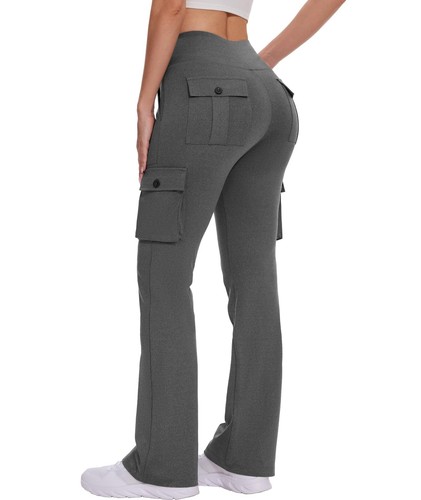 Yoga Flare Leggings for Women High Waisted Yoga Casual Pants Workout Leggings... - Picture 2 of 6