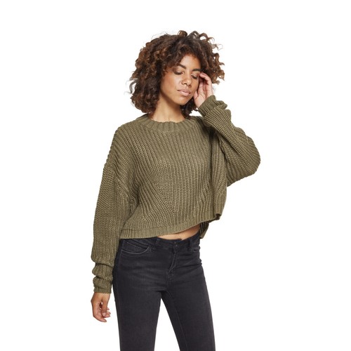 Urban Classics Maglione Hoody Oversize Donna Grobstrick - Bild 38 von 99