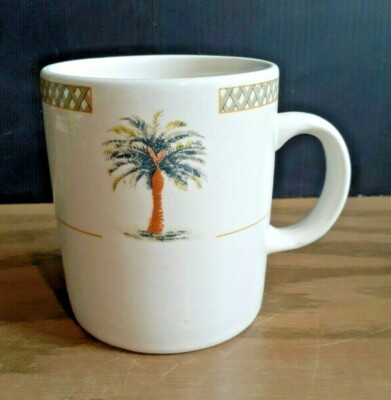 Gibson Everyday China Palm Tree 14oz Coffee Mug