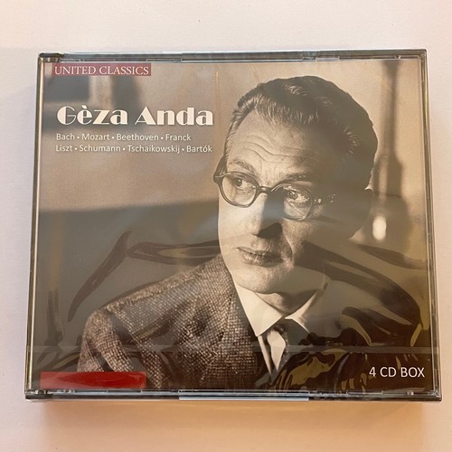 Geza Anda Plays Bach, Mozart, Beethoven, Franck, Liszt etc. (4 x CD Set) NEW - Picture 1 of 2