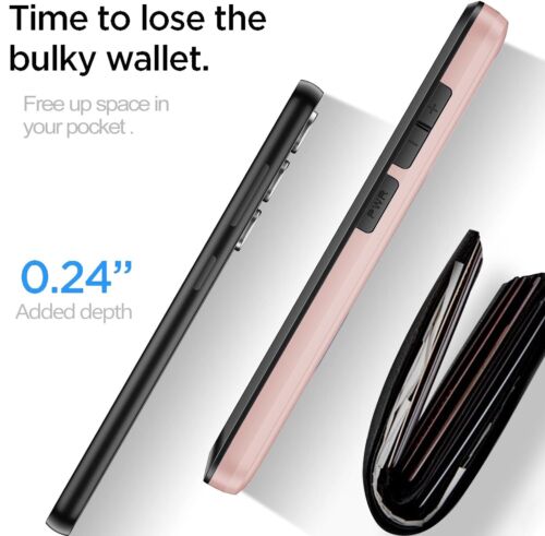 Durable Slide Cover Card Bag Protective Case Fits Samsung Galaxy S23 FE Phones - Picture 5 of 18