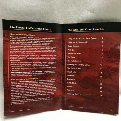 Blood Wake Xbox originale con manuale - Foto 7 di 8