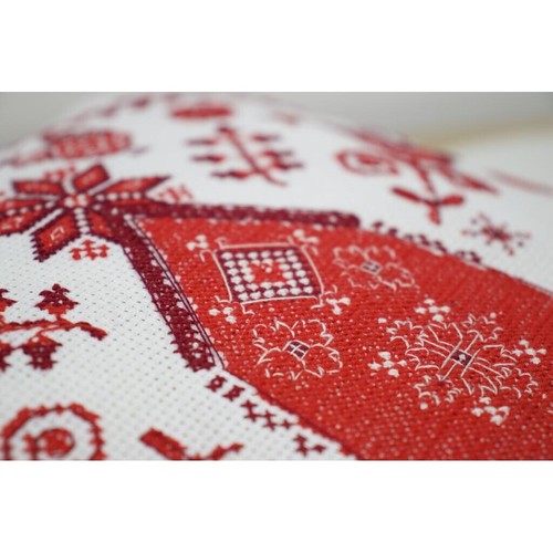 Kit de punto de cruz contado de almohada acogedor hogar hágalo usted mismo arte Abris - Imagen 4 de 4