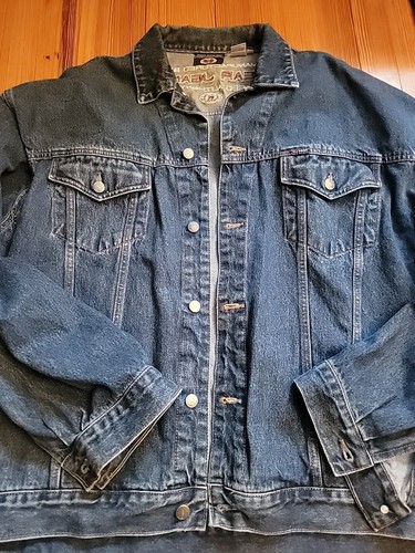 Vintage ‘90s Wu-Wear Denim Jacket Classic OG Wu-Tang Streetwear Adult 2XL - Picture 3 of 22