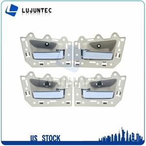 Inside Door Handle 4PCS For 2005-2011 Jeep Grand Cherokee Beige Chrome Bolt