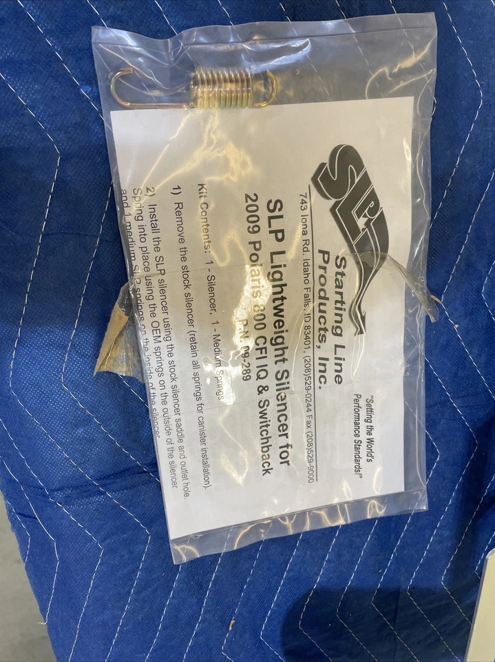 Polaris Dragon Rmk 800 SLP 2009 silenciador ligero lata 090-289-912 SLP 122 Foto 3 de 4