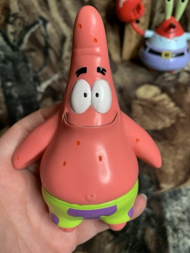 LOOK RARE HTF Vintage SpongeBob SquarePants First Ever Figures Mr Krabs Patrick - Bild 2 von 15