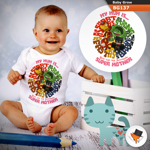 3-6 Months Baby Grows Look up to Dad Christmas Baby Shower Gifts Boys Girls