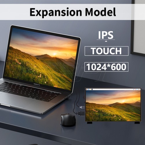 7 inch 1024x600 60Hz IPS Capacitive Touch Screen with Speakers for Raspberry Pi - Picture 8 of 8