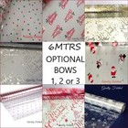 cellophane gift wrap 6 MTRS CHRISTMAS Hamper Flowers birthday Valentine Birthday