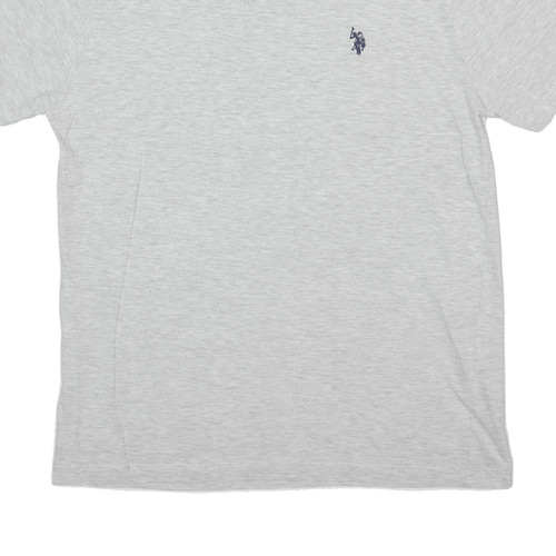 U.S. POLO ASSN Mens T-Shirt Grey V-Neck S - Picture 5 of 6