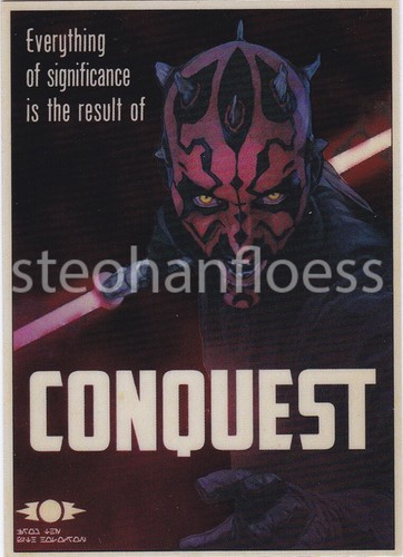 2015 Star Wars Chrome Perspectives Sith propaganda que elijas, termina tu conjunto - Imagen 5 de 10