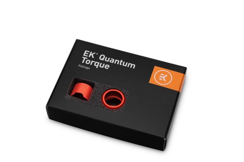 EK-Quantum Torque Compression Ring 6-Pack STC 16 - Red - Picture 1 of 8
