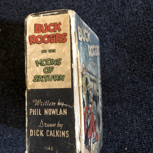 Buck Rogers On The Moons Of Saturn #1143 1934-Whitman-Big Little Book-P - Picture 6 of 9