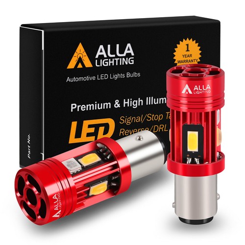 LED CANBUS Amber Yellow Turn Signal Light Bulbs 1157,3157,7443,7507 Plug & Play - Picture 3 of 20